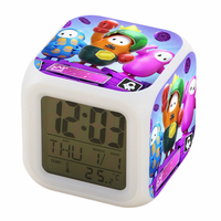 Digitalni budil Sat LED digitalni alarma Sat Jednostavno podešavanje CUBE WAKE UP CLOCKS sa oboljenim