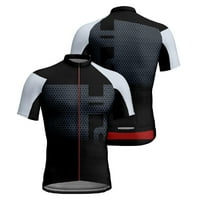 Muška majica Udoban gradijentnski modni trend uteženo muško ljetno biciklizam crno
