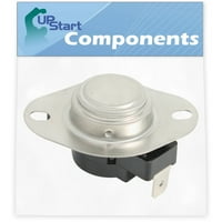 Sušilica termostat za zamjenu Whirlpool LER5634EQ - kompatibilan sa WP High Limit Thermostat - Upstart Components brend