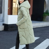 Kaputi za žensku balne jakne džep s kapuljačom Reverzibilni habanje džep sa patentnim zatvaračem Dugi