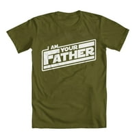 Teez Ja sam tvoj otac originalno umetničko delo inspirisano Star Wars muškim majicama vojne zelene XXXXX-velike
