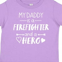 Inktastic Moj tata je vatrogasac i heroj poklon mališani dečko ili majica mališana