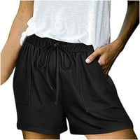 Katalem Ženske šorc The Skraćene kratke hlače za žene visoke elastične kratke hlače struine povremene