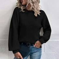 Hupta džemperi za žene Žena modni okrugli vrat dugih rukava pulover duks duks