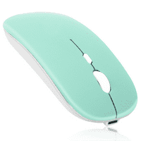 2.4GHz i Bluetooth punjivi miš za vivo Y15A Bluetooth bežični miš dizajniran za laptop MAC iPad Pro računarski tablet Android Teal