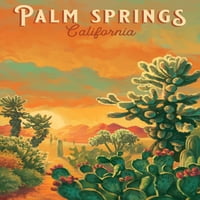 Palm Springs, Kalifornija, Serija slika uljem, Cholla Cactus