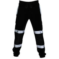 Muške hlače za čišćenje Muškarci Road Rad Visoka vidljivost Kombinezoni Casual Pocket Rad Ležerne prilike pantalone Posebne ponude