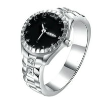 Ljetna prodaja Vintage Ring Gledajte modne žene muški čelični unisni nakit prsten satovi poklon anillo