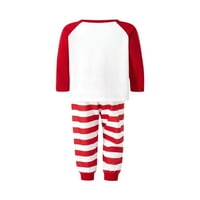Porodica Treegren Podudaranje pidžama Božićne PJS Holiday noćni odjeća za spavanje za spavanje dugih