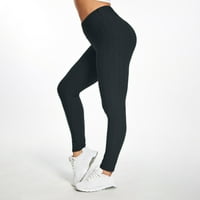 Aaiaymet ženske joge hlače Petite Žene visoko obređene gamaše sa džepovima Tummy Control Workout Yoga