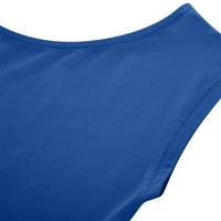 Yyeselk hladni vrhovi ramena za žene slobodno vrijeme kratkih rukava čista boja Clubweard majica Trendi
