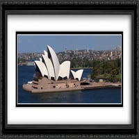 Opera House, Sydney, Australija Matted Veliki crni ukrade UKLJUČIVANJA ART PRINT CITYSCAPE ART PRINT