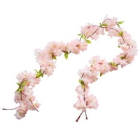 TEBRU Flower Vine, lažna sakura vinova loza Umjetni cvijet Viseći home Vjenčani zabava Dorn Decor