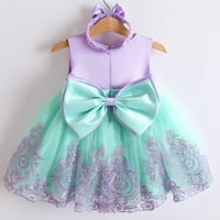 Popularna dječja haljina vanjska trgovina dječje princeze haljina čipka Boja podudaranja haljina suknja