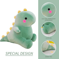Plišane igračke dinosaura, zelena masna dinosaur punjene životinje, slatka plišana dinosaur mekani dino