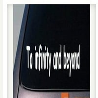 Infinity i Beyond 6 Naljepnica Ljubav vjenčana Funny igračka priča Buzz Decal Light * C632 *