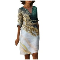 APEPAL Ljetna haljina Ženska haljina Ležerne prilike za ispis na plaži Suknja