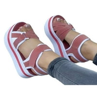 Gomelly Womens Sandal Ljetne platforme sandale za gležnjeve cipele Lagane dame žene ružičaste 7