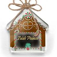 Ornament je tiskao jedan obostrani irski princ sv. Patrick-ov dancalor Shamrock Božić Neonblond