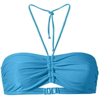 Bikinis kupaći kostim Halter BRA Style Lift Blue XXXXL