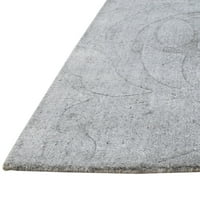 5 '8' rug od sive modernog ručnog skendinavskog sažetka rezerviraj tepih