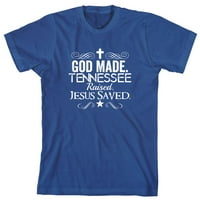 Bog je napravio. Tennessee je podigao. Isus je sačuvao. Muška košulja - ID: 1047