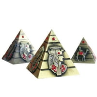 Moderan egipatski piramidni model Dekoracija metala zanata za ukrašavanje kreativnog egipatskog dekora