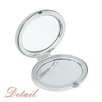 Latvija Karta EU Art Deco modno ogledalo Prijenosne preklopljene ručne šminke dvostruke bočne naočale