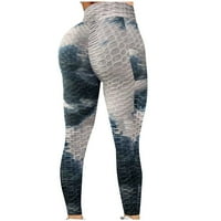 Ženske joge hlače odolijevaju modne povremene žene solidni gradijentni viseći visoki struk široke noge pantalone Yoga Hlače duge hlače