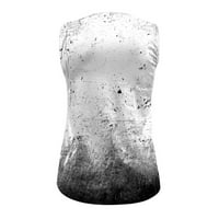CLLIOS muški 3D printski sportski ležerni prsluk bez rukava od rukava slim fit bluza gradijentni mišićni