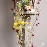 Fanvereka Božićno zvono zvona Privjesak Xmas ELK oblikovani zvoni za viseći ukras za domaću zabavu