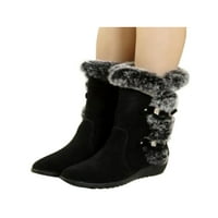 Crocowalk dame čizme za snijeg tople zimske cipele plišana obloga MID CALF čizma hladno vrijeme Fau