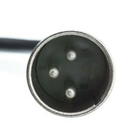 PIN XLR muški do ženskog mikrofona uravnoteženog produžetka Žica kabela za audio kabel, prenosiv, izdržljiv,