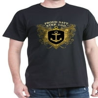 Cafepress - ponosni mornarski korak tam tamna majica - pamučna majica