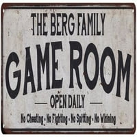 BERG Obiteljska igra Soba Zemlja Metalni znak 108240042103