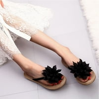 Modne ljetne sandale i papuče žene cvijeće ravne papuče cipele za plažu