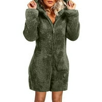 Ženski modni kaput dugih rukava duksek dukseve kombinezon Pajamas casual zimsko toplo za spavanje u