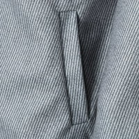 Muška bluza plus veličina zimski kaput rever ovratnik dugih rukava podstavljena koža vintage zgušnjava