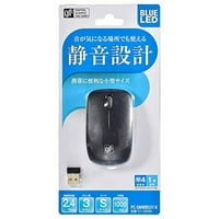 Ohm Denki Silent bežični miš plavi LED s veličina Black PC-Smwbs K 01- Ohm širina visinska dubina visine