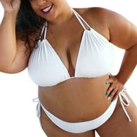 Ženski klike kupaćih kostimi plus veličina Ženska push up podstavljeni plus veličine Bikini set kupaći