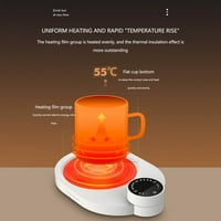 Čaša MAT Inteligentna konstantna temperatura retro gumba tople čaše Mat Automatska grijanja Termička