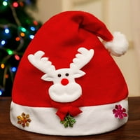 Božićni crtani rogovi Santa Claus Snjegovinski šešir sretan božićni dekor za kućni ukrasi xmas t