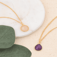 CALLY STANDLE - Prirodna kolekcija ogrlice od kamena
