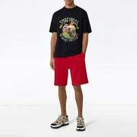Muški odjeća s kratkim rukavima O vrat Sportska majica Jednostavne trčanje hlače hlače Grafički komforan