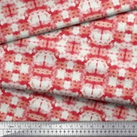 Soimoi Japan Crepe Satin tkanina Geometrijska kravata tinte zanatske tkanine uz dvorište široko