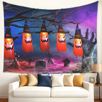 Halloween Dekorativna tapiserija, horor Halloween Tapisestry, za dnevnu sobu spavaća soba spavaonica