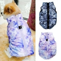 Topla za pse Odjeća za zimsku ljubimcu za pse za pse jakna podstavljena odjeća za malog psa Štenad Outfit