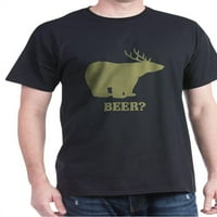 Cafepress - pivo jelena medvjed tamna majica - pamučna majica