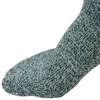 Pairs ženska zimska ležerna vunena mješavina debljine pletene termalne tople posade ugodne čarape za čizme veličine 5-10