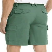 Muški teretni kratke hlače visoke struk dno ripstop ljetne kratke hlače muškarci lagane mini pantalone